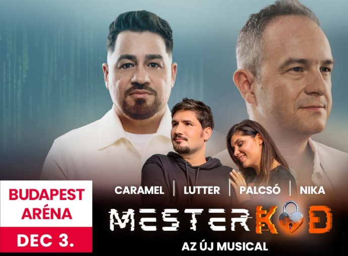 Mesterkód musical - Caramel musicalje az Aréna színpadán!